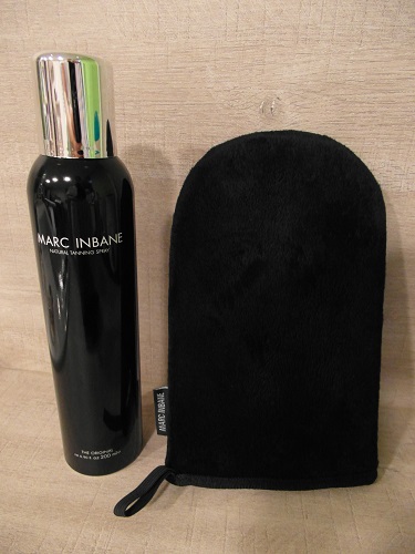 Marc Inbane natural tanning spray met handschoen